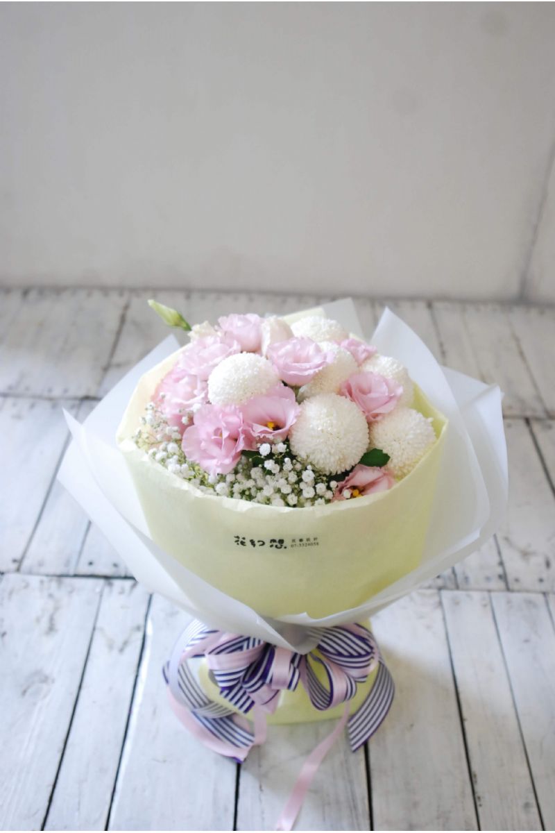 可愛乒乓菊 Pompon Mum Bouquet